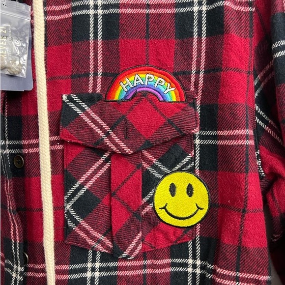 Forever 21 shacket hooded - Picture 3 of 5